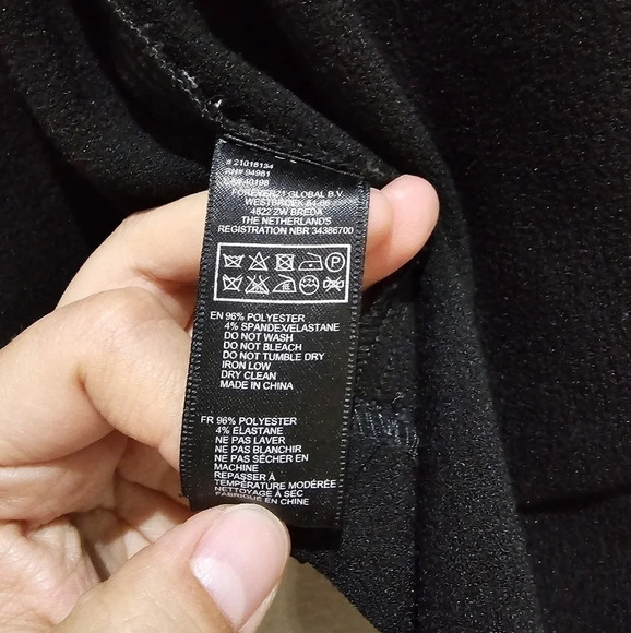 ✨️4/$20. Forever 21 Black Open Blazer, Career Wear, Size M - Picture 10 of 11